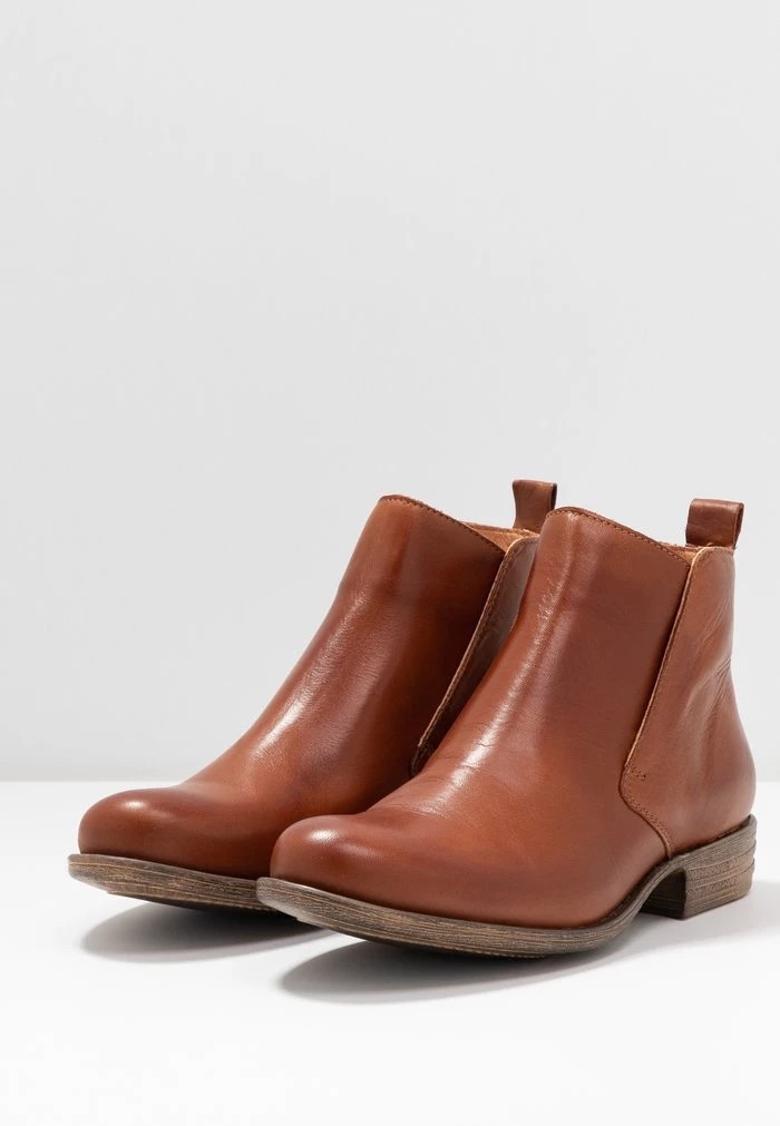 Bottines ANNA FIELD Anna Field Leather Booties Marron Femme | FBW-5571128